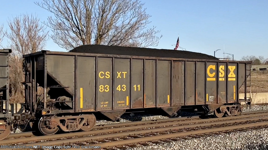 CSX 834311 is new to rrpa.